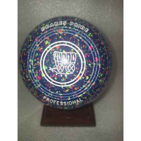 Professional Mid Blue Fluorescent Harlequin Size 4