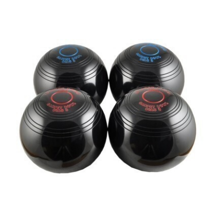 Biassed Carpet Bowls Black or Brown