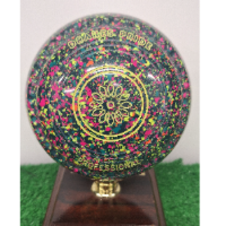 PRO 50 Green Green Fluorescent Harlequin Size 1
