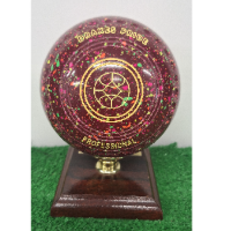 Professional Maroon Fluorescent Harlequin Size 1