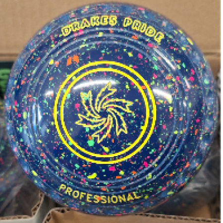 Professional Mid Blue Fluorescent Harlequin Size 2